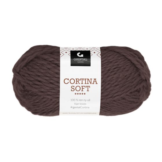 Gjestal Cortina Soft garnnøste 800-brun