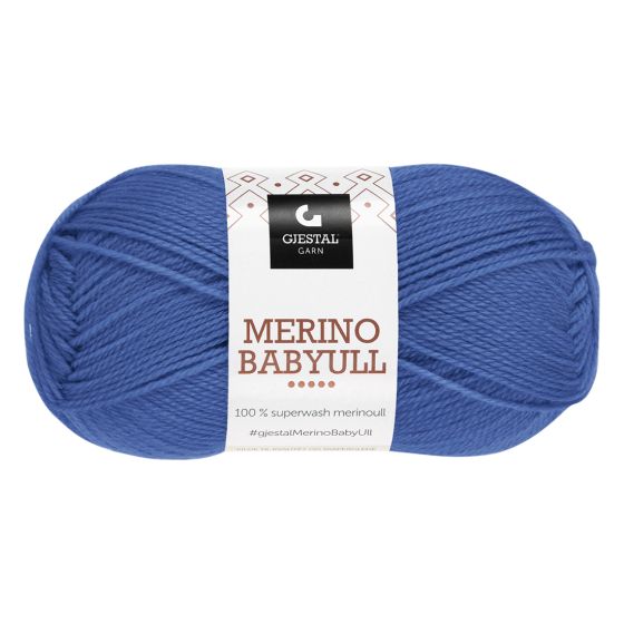 Gjestal Merino Baby Ull garnnøste 816-jeansblå