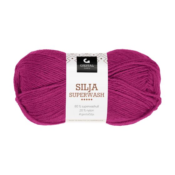 Gjestal Garn Silja Superwash garnnøste 352-pink