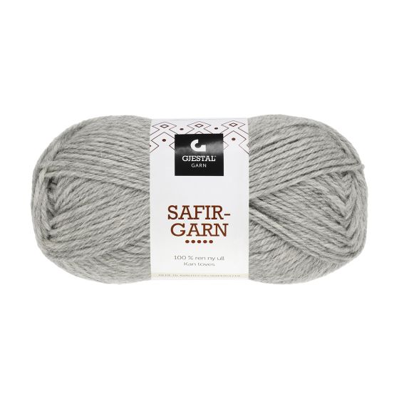 Gjestal Garn Safir garnnøste 403-lys grå