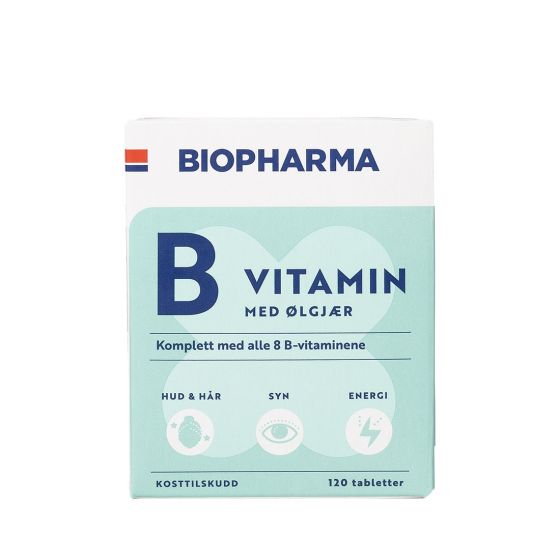 Biopharma Vitamin B med ølgjær original