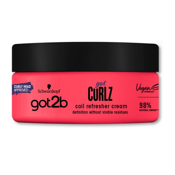 Got2b got Curlz Coil Refresher Cream ingen.