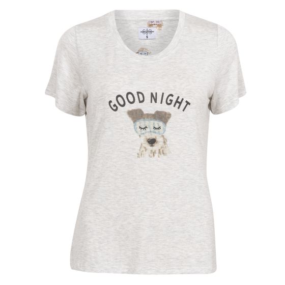 Nightwear Good Night pyjamastopp gråmelert