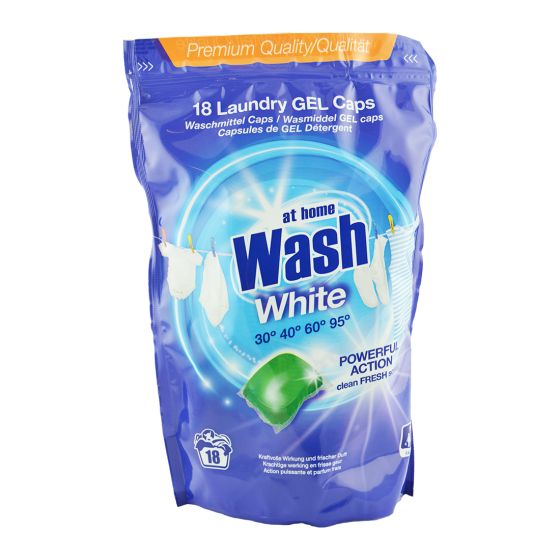 Wash Liquid Washing Caps white
