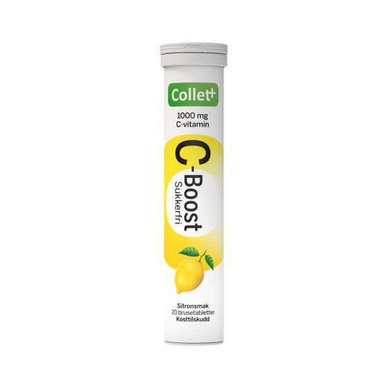 Collett C-Boost C-Vitamin Sitron original.