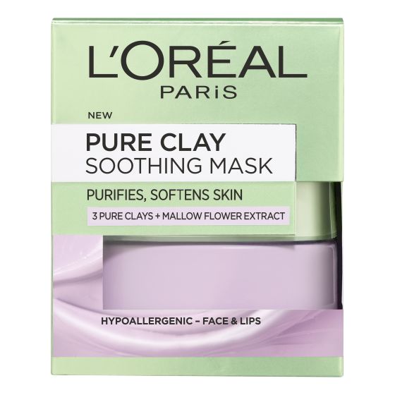 L'Oreal Paris Clay Mask Soothing ( Purple) soothing