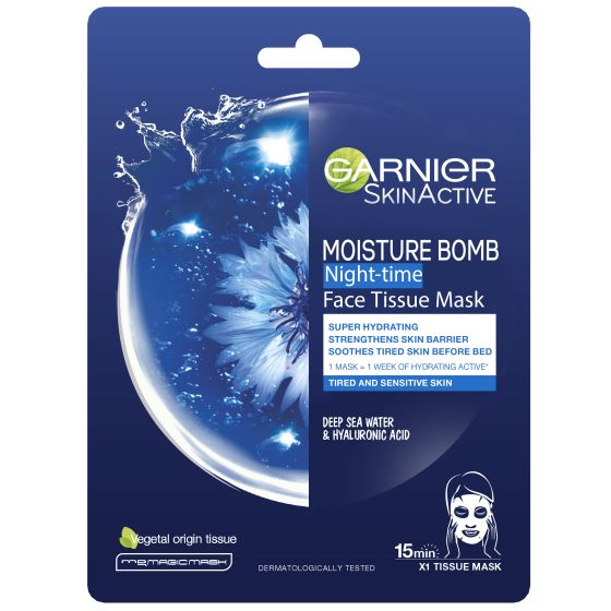 Garnier SkinActive Moisturebomb Night-Time Tissue Mask original