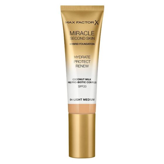 Max Factor MF Miracle second skin foundation 004 medium