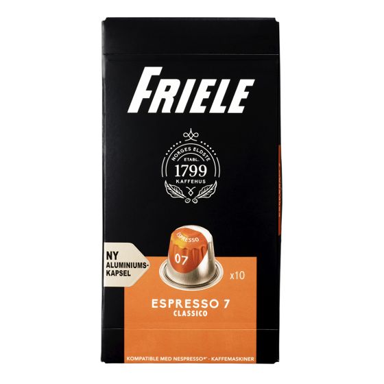 Friele Kaffekapsel Espresso, 10 pk 