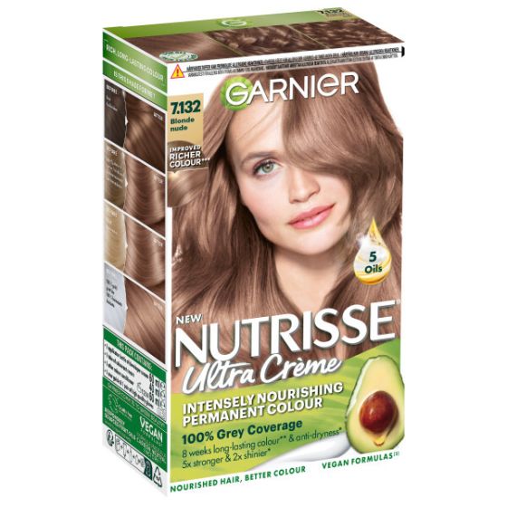 Garnier Nutrisse hårfarge 7.13/7 nude dark blonde