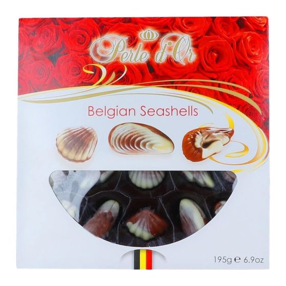 Perle D'Or Belgian Seashells sjokolade