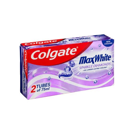 Colgate Max White Sparkle 2x75ml max white