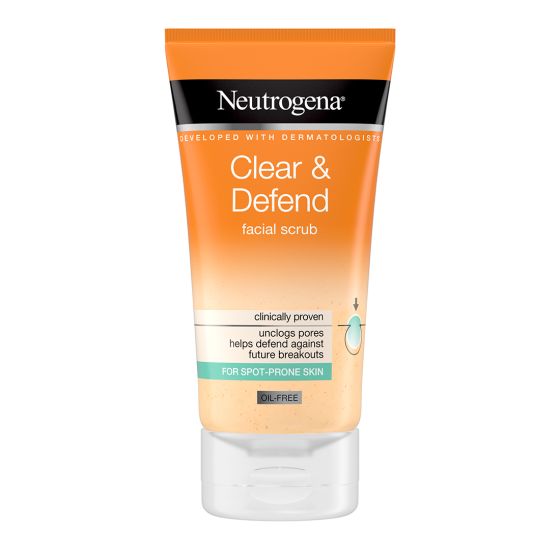 Neutrogena Clear & Defend Facial Scrub original