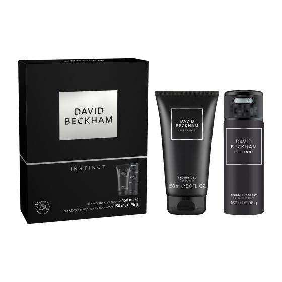 David Beckham Instinct Deo spray og showergel gavesett original
