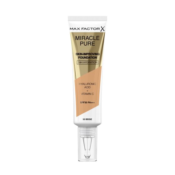 MF Miracle Pure Foundation beige.