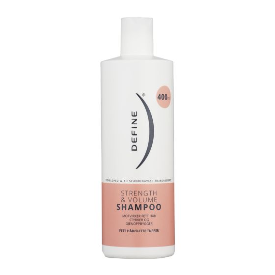 Define Strength & Volume Shampoo original.