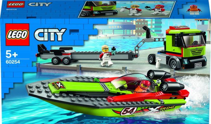 Lego City Great Vehicles Racerbåt og trailer standard