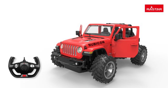 Rastar Jeep Wrangler rød