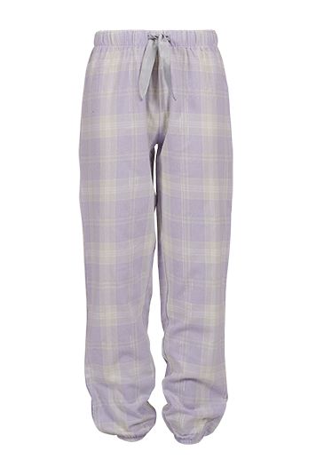 Teen Club Pyjamasbukse i flanell lyselilla