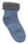 Safa Fluffy sokker lyseblå